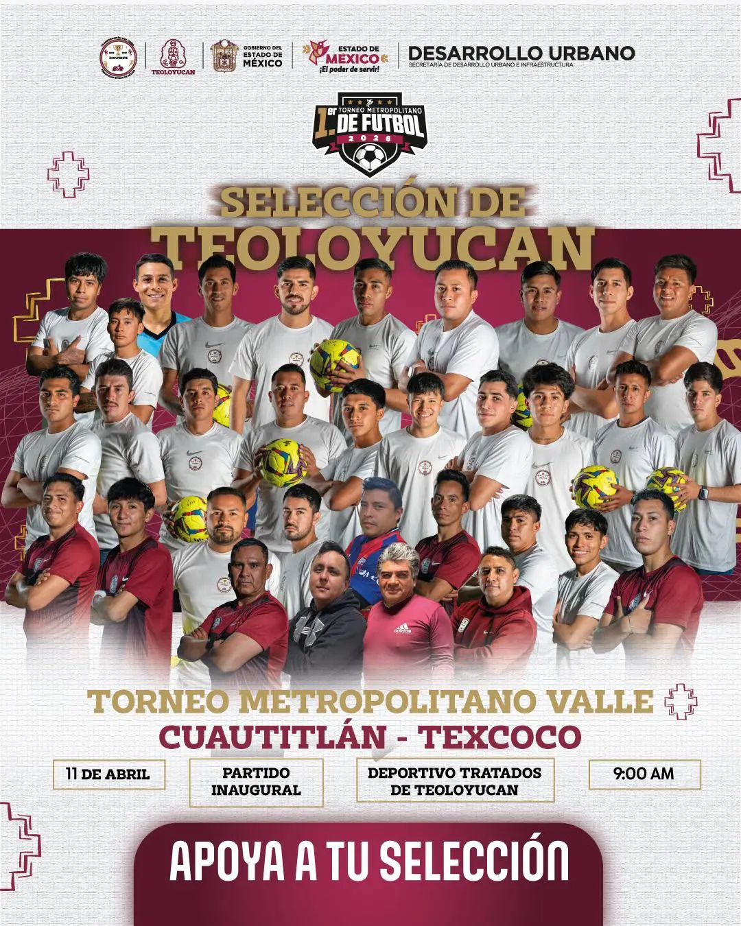 Selección Teoloyucan - Torneo Metropolitano de Fútbol 2026